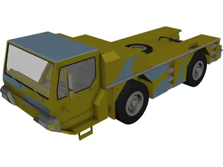 Airport Tug Truck 3D Model
