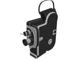 Camcorder Vintage 3D Model 3D Preview