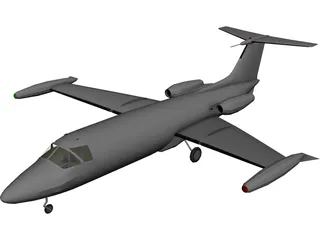 HFB-320 Hansa Jet 3D Model