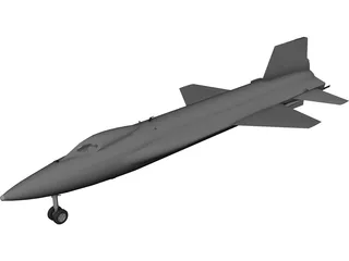 X15B 3D Model