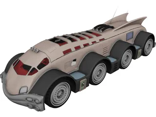 Fantastic Vehicle 3D Model