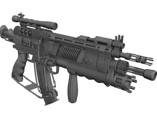 Gun 3D Model