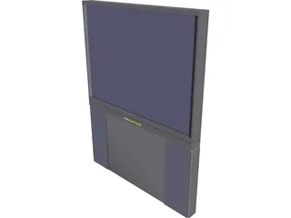 TV Projection 3D Model