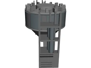 Steel-Concrete Bond CAD 3D Model