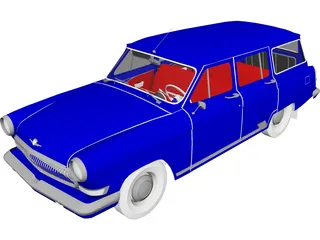 GAZ 22 (1965) 3D Model