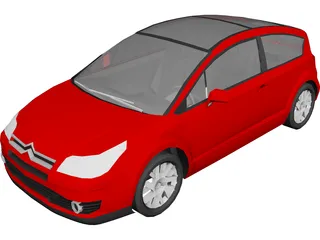 Citroen C4 2.0i VTR 3D Model