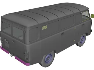 UAZ 3741 3D Model