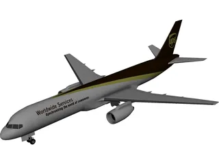 Boeing 757-200PF UPS 3D Model