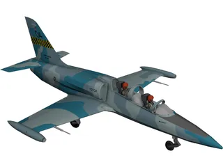 Aero L-39 Albatros Royal Thai 3D Model 3D Preview