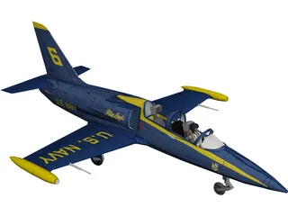 Aero L-39 Albatros US Navy 3D Model