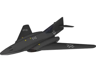 Messerschmitt Me 262 HG III 3D Model