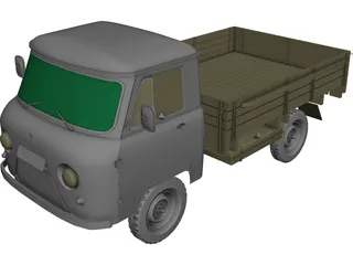 UAZ 452d 3D Model