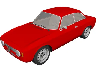 Alfa Romeo Julia GTA 3D Model