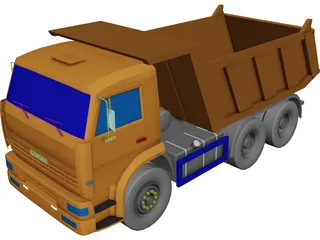 Kamaz 6520 3D Model