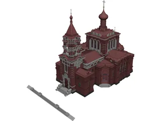 Church Russian 3D Model