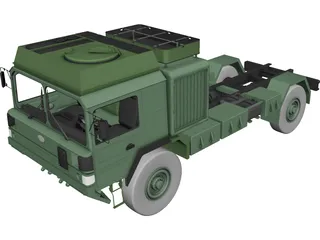 MAN Military Truck 3D Model