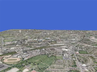 Wolverhampton City (UK) 3D Model