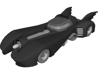 Batman Car 3D Model