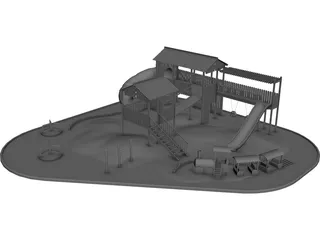 Children Playground 3D Model