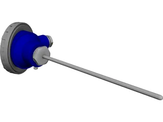 Temperature Probe 3D Model