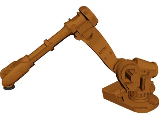 Robot 6 Axis CAD 3D Model