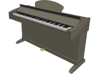 Piano Yamaha 3D Model 3D Preview