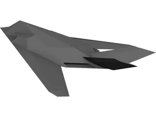 F-117 CAD 3D Model