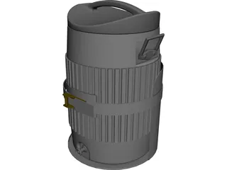 Igloo Water Cooler CAD 3D Model