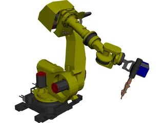 Fanuc R-2000 Robot Arm 3D Model 3D Preview