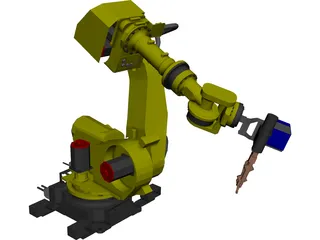 Fanuc R-2000 Robot Arm 3D Model