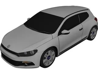 Volkswagen Scirocco (2008) 3D Model