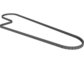 Chain CAD 3D Model