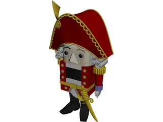 Nutcracker 3D Model