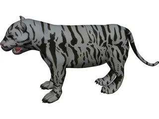 Bengal Tiger 3d model 3ds Max files free download - modeling 44070