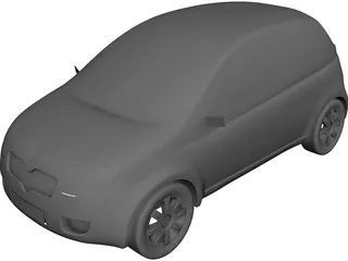 Toyota Yaris Concept (1996) CAD 3D Model