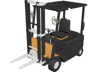 Forklift 3D Model