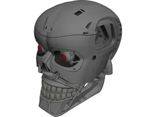 Terminator Head 3D Model