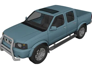 Nissan Navara D22 Turbo Pickup 3D Model