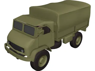 Mercedes-Benz Unimog 404 3D Model