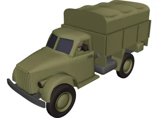 GAZ 63 3D Model