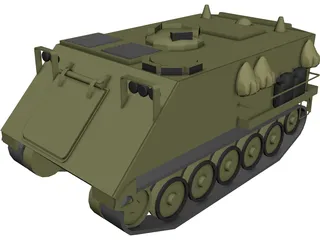 M113 3D Model 3D Preview