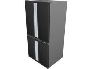 Refrigerator Sharp SJ F77PCS 3D Model