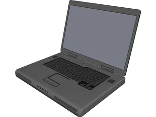 Dell M90 15 inch Laptop Computer CAD 3D Model