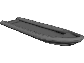 Rib Boat 10 Meter CAD 3D Model