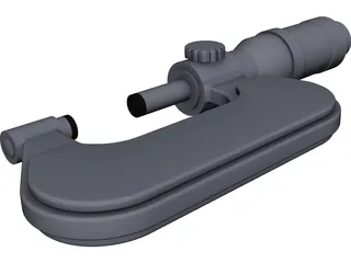 Micrometer CAD 3D Model