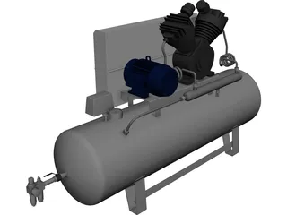 Hertz Compressor 3D Model