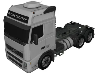 Volvo FH12 Globetrotter (2006) 3D Model 3D Preview