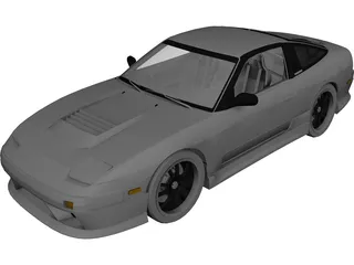 Nissan 200sx S13 Drift Spec 3D Model