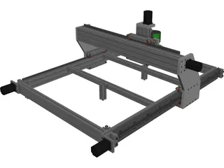 CNC Machine 3D Model 3D Preview