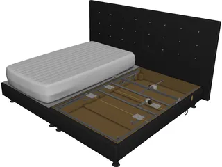 Adjustable Bed 3D Model